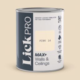 LickPro 2.5Ltr Pink 14 Satin Water-Based Trim Paint