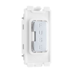 British General  13A Grid Fused Spur Polished Chrome