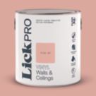 LickPro  2.5Ltr Pink 09 Vinyl Matt Emulsion  Paint