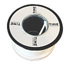 Time 2182Y White 2-Core 0.75mm² Flexible Cable 50m Drum