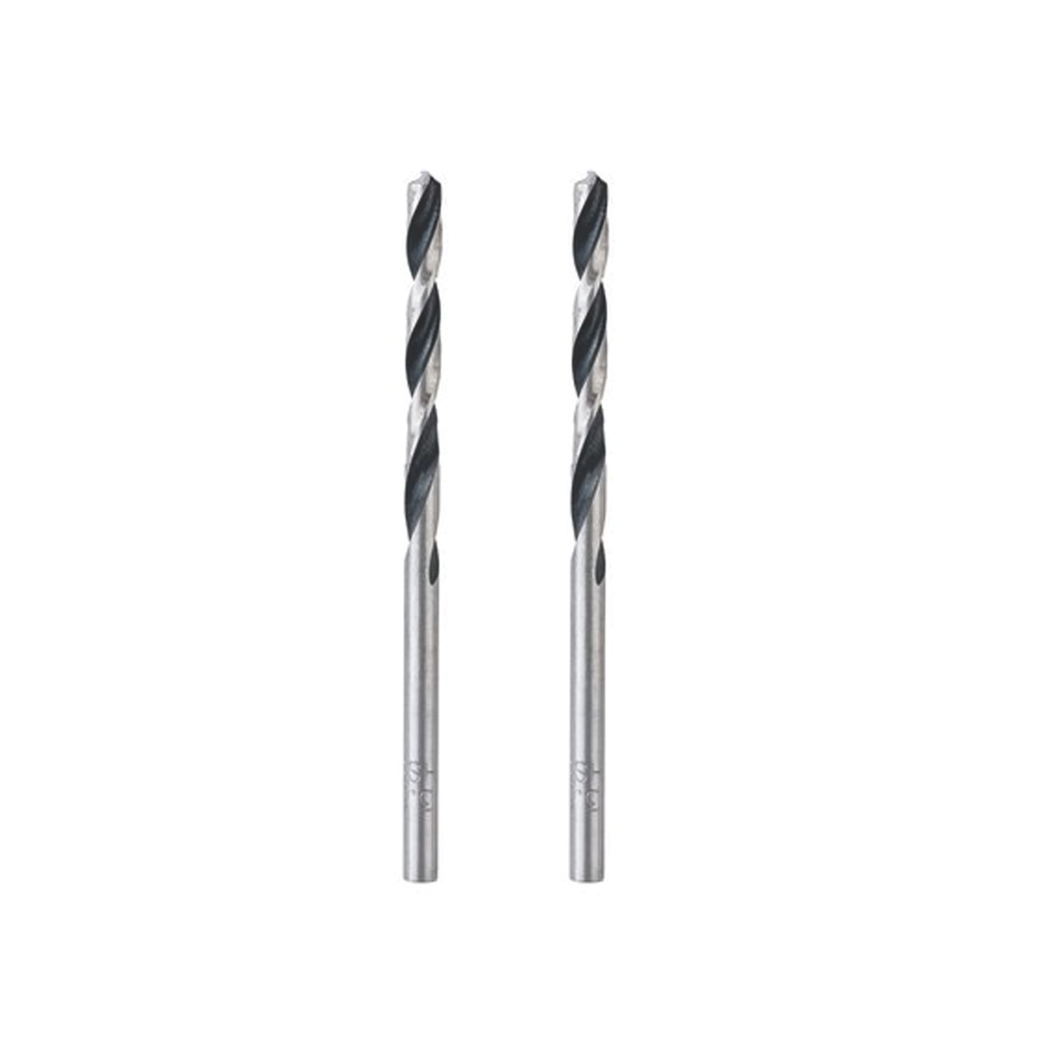 Bosch PointTeQ Straight Shank Metal Drill Bits 3mm x 61mm 2 Pack (310AK)