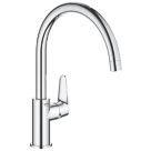 Refurb Grohe Bau Curve Kitchen Mono Mixer Tap Chrome