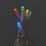 2m x 1.5m Outdoor LED Multi Colour Curtain Christmas Lights