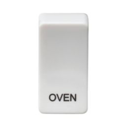 Knightsbridge 'OVEN' Switch Cover White