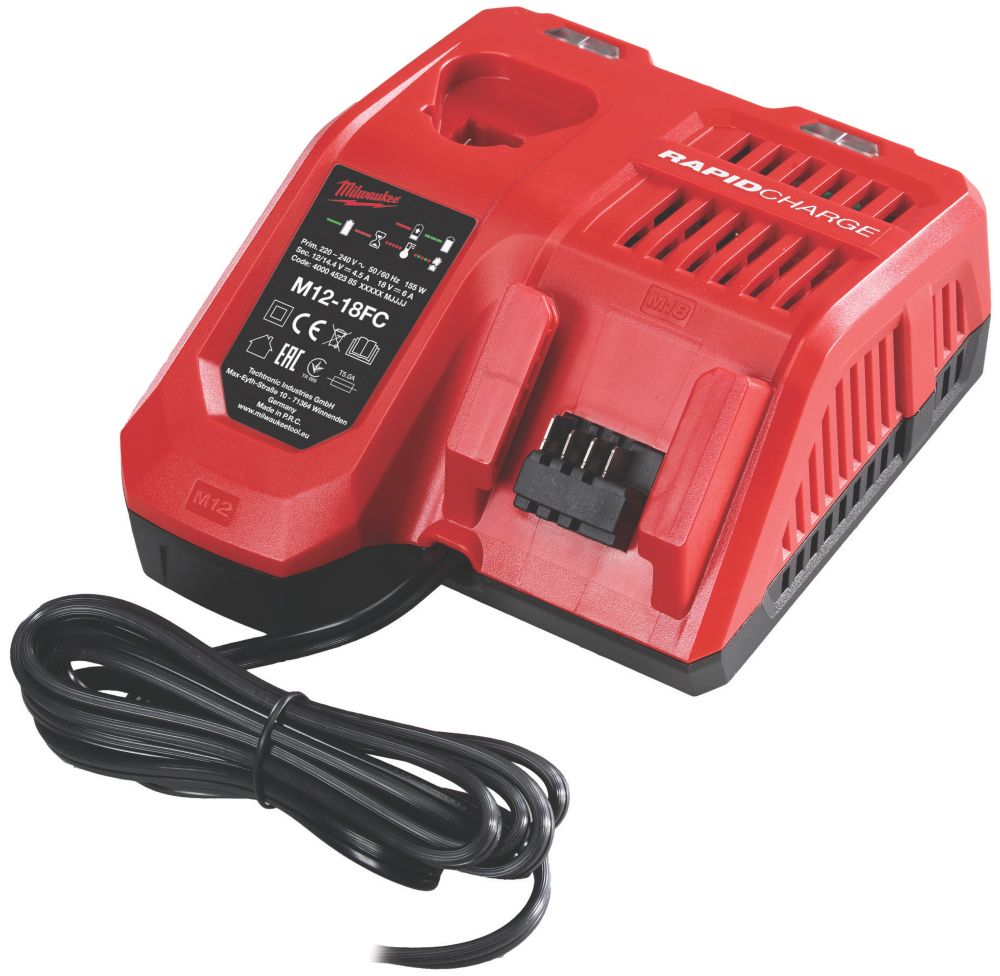 Milwaukee M12 18 FC 12 18V Fast Charger Screwfix