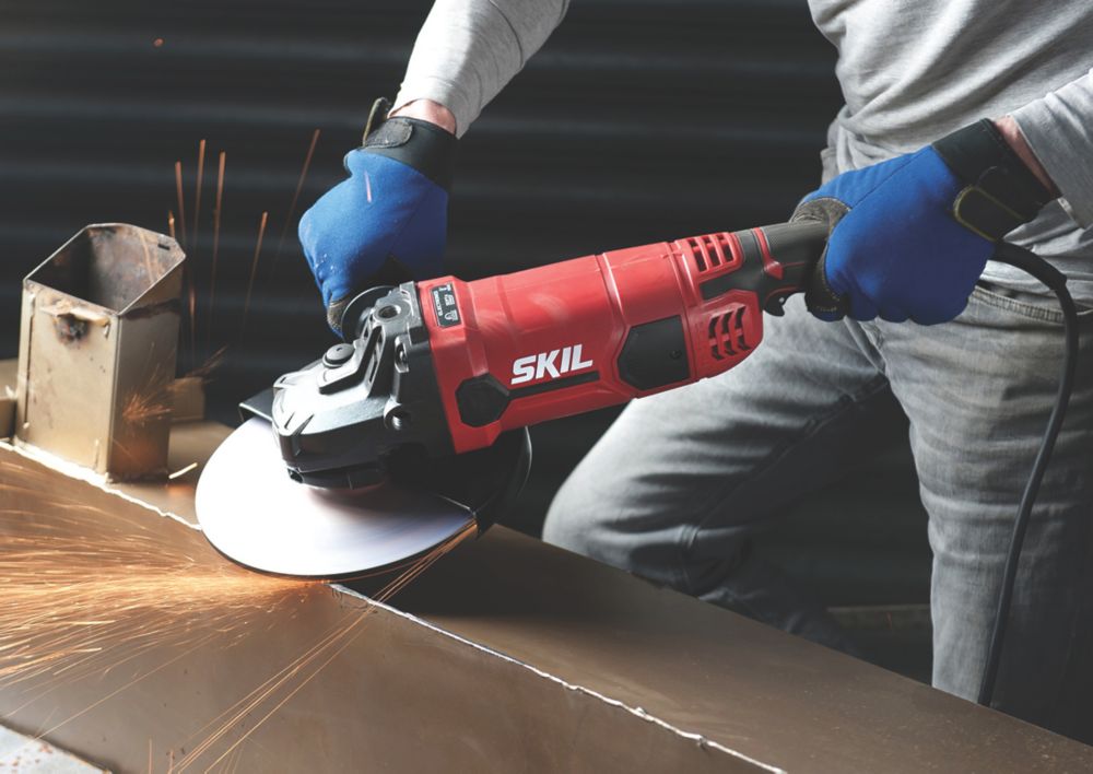 Skil AG1U9791AB 2200W 9 Electric Angle Grinder 220 240V Screwfix