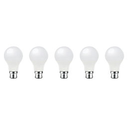 LAP  BC A60 LED Light Bulb 806lm 7.3W 5 Pack