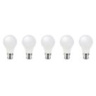 LAP  B22 A60 LED Light Bulb 806lm 7.3W 5 Pack