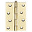 Brass Effect  Loose Pin Butt Hinges 100mm x 41mm 2 Pack