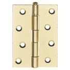 Brass Effect  Loose Pin Butt Hinges 100mm x 41mm 2 Pack