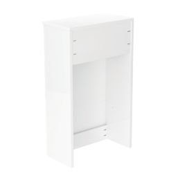 Newland  Floorstanding Toilet Unit White Gloss 500mm x 260mm x 850mm