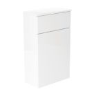 Newland  Floorstanding Toilet Unit White Gloss 500mm x 260mm x 850mm