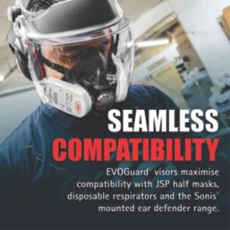 JSP EVOGuard C1 Industrial Visor Clear