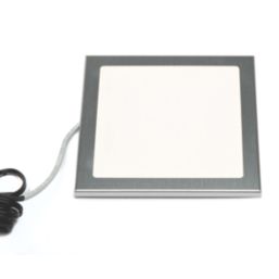VEW Slim Square LED Cabinet Light Silver 3W 150lm