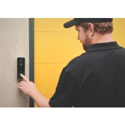 Yale  Wired or Wireless Smart Video Doorbell Black
