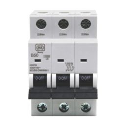 MK Sentry  50A 3-Pole B Curve 3-Phase MCB