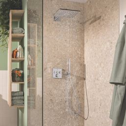 Grohe Precision SmartControl HP Rear-Fed Concealed Chrome Thermostatic Square Shower System 310