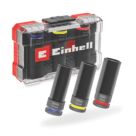 Einhell  Square Shank Impact Socket Set 3 Pieces