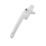 ERA  Left-Handed Cockspur Window Handles  White 3 Pack