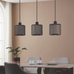 Eglo Ginestrone-Z LED Pendant Light Black 3.7W 550lm