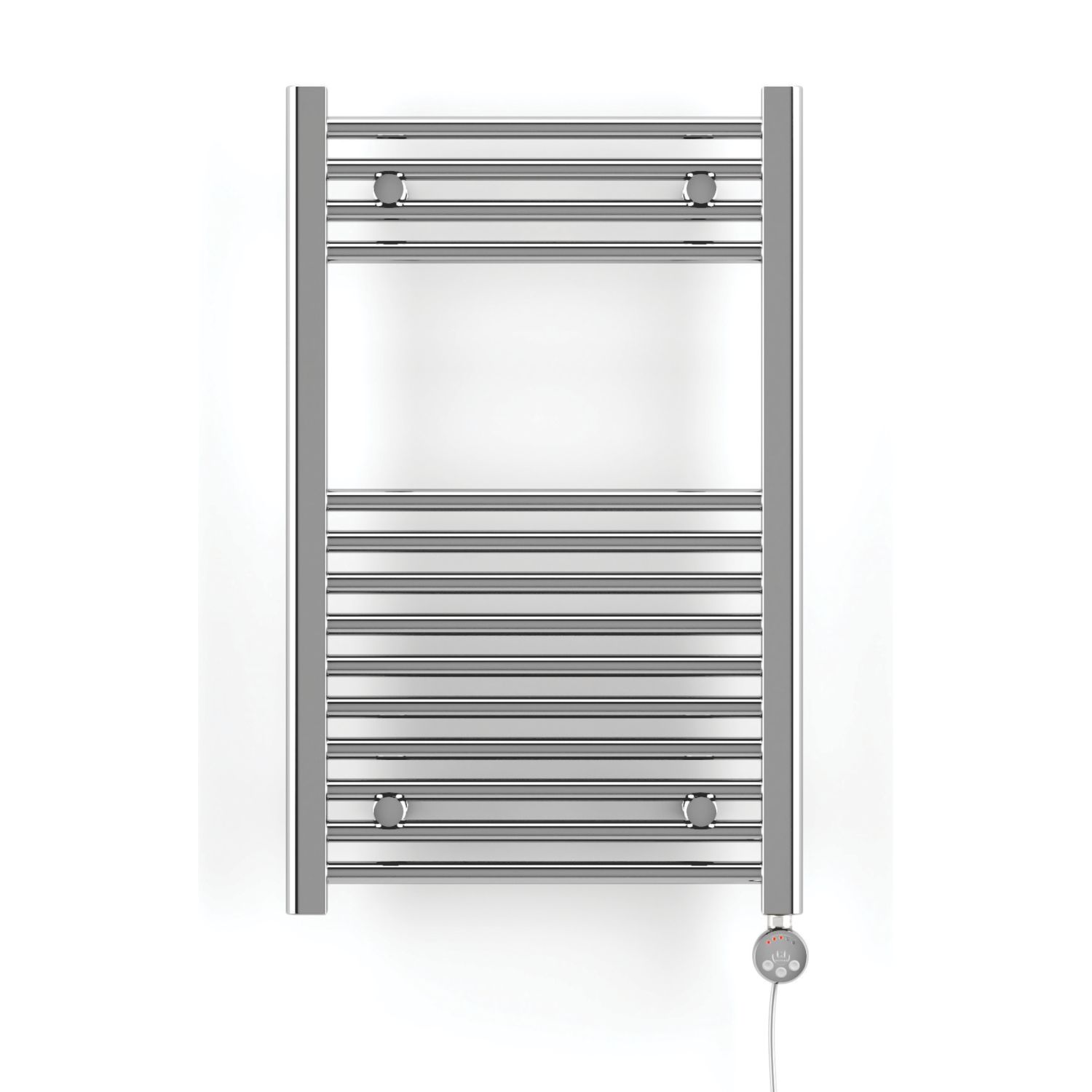 Terma 800mm x 500mm 682BTU Chrome Flat Electric Towel Radiator (311HR)