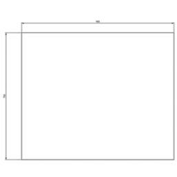 Country Living Meadow Pebble Kitchen Splashback 900mm x 750mm x 6mm