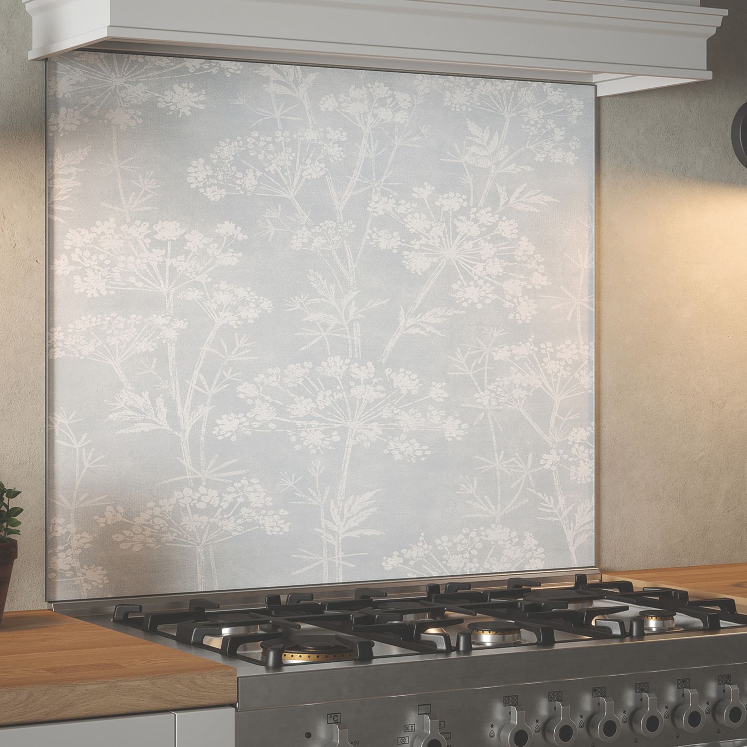 Country Living Meadow Pebble Kitchen Splashback 900mm x 750mm x 6mm (311JM)