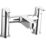 ETAL Oxford Polished Chrome 127mm Deck Mounted Lever 2 Tap Holes Bath Mixer Tap