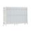 Arroll Edwardian 650mm x 1142mm 5320BTU White Horizontal Designer Radiator
