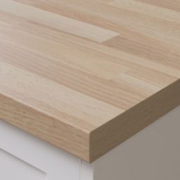 Wilsonart Options Plus Clear Beech Matt Brown Wood Effect Laminate Breakfast Bar 4100mm x 900mm x 38mm