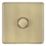 LAP  1-Gang 2-Way LED Dimmer Switch  Antique Brass with Colour-Matched Inserts