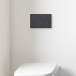 Circuit Dual-Flush Flushing Plate Black