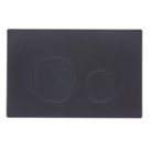 Circuit Dual-Flush Flushing Plate Black