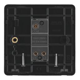 Arlec  10A 1-Gang 2-Way Light Switch  Black