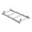Van Guard VG339-4-L1 Vauxhall Vivaro 2019 on ULTI Van Roof Bars 1400mm