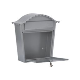 Burg-Wachter Classic Post Box Silver Powder-Coated