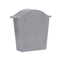 Burg-Wachter Classic Post Box Silver Powder-Coated