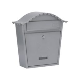 Burg-Wachter Classic Post Box Silver Powder-Coated