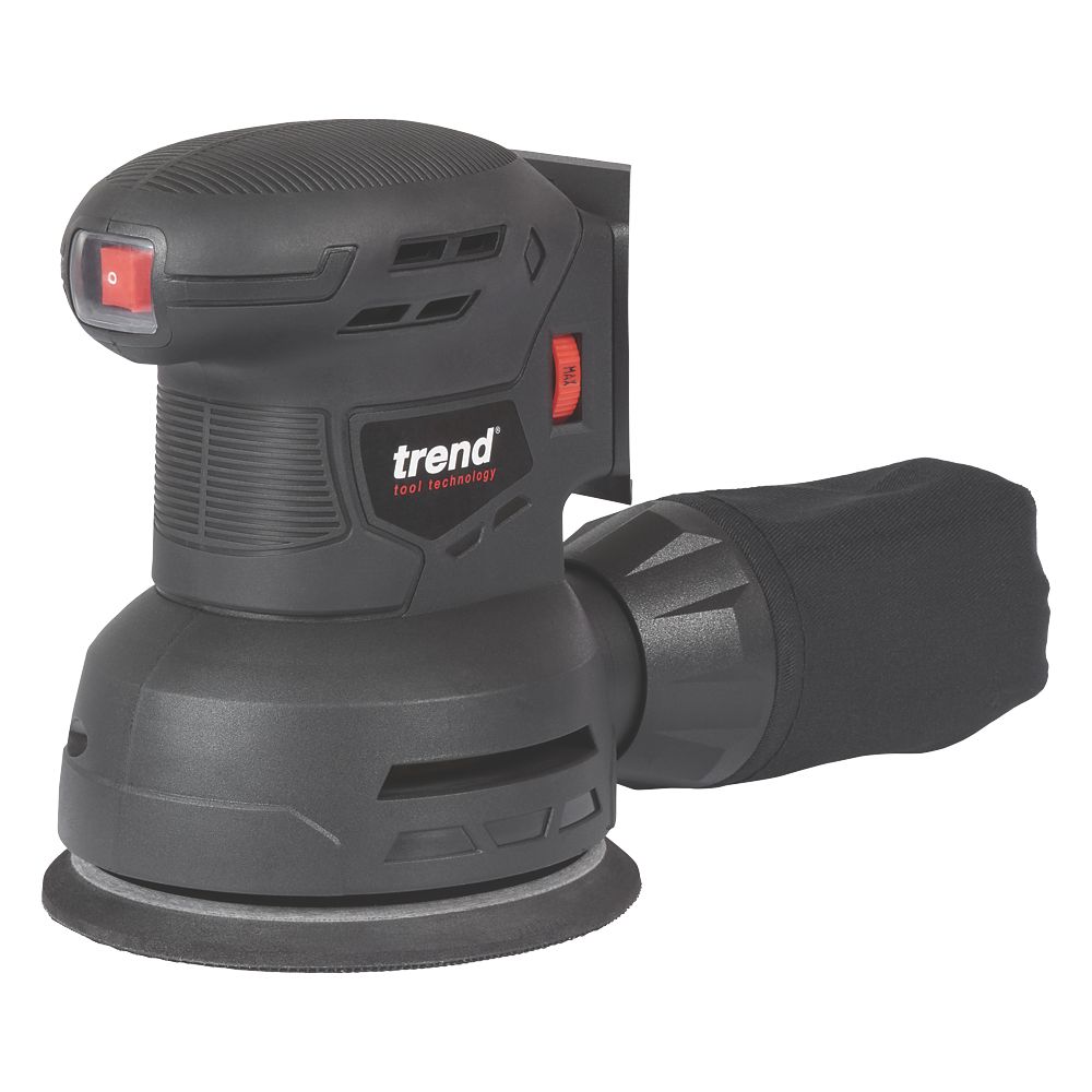 Trend T18S/ROS125B 125mm 18V LiIon TXLi Cordless Random Orbit Sander