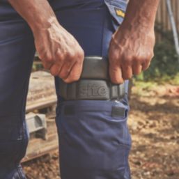 Site Sember Work Trousers Navy 32" W 32" L