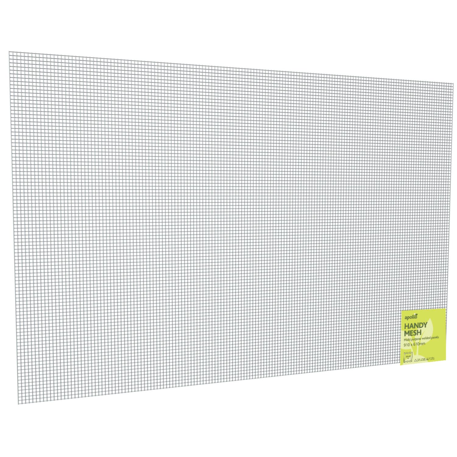 Apollo 13mm Galvanised Welded Mesh Panels 610mm x 910mm 10 Pack (31202)