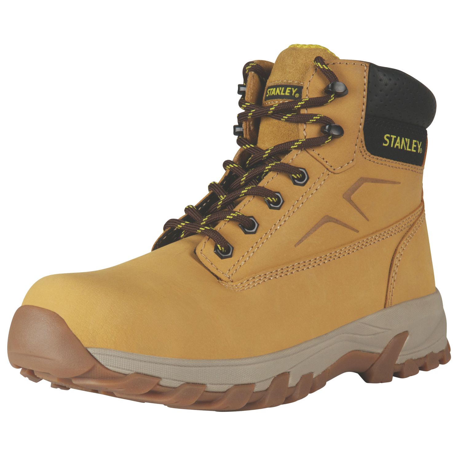 Stanley Tradesman Size 8 Honey Steel Toe Cap Safety Boots (3120P)