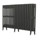 Arroll 660mm x 1234mm 5323BTU Pewter Cast Iron 4 Column Radiator