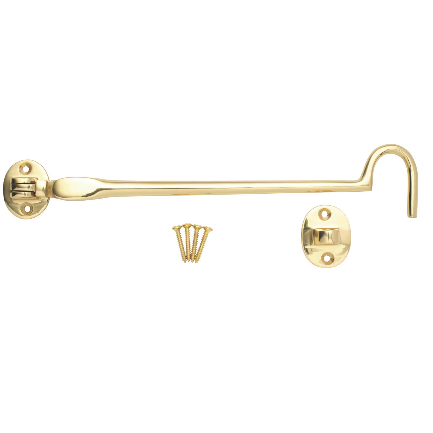 Carlisle Brass Cabin Hook Polished Brass 254mm (3123P)