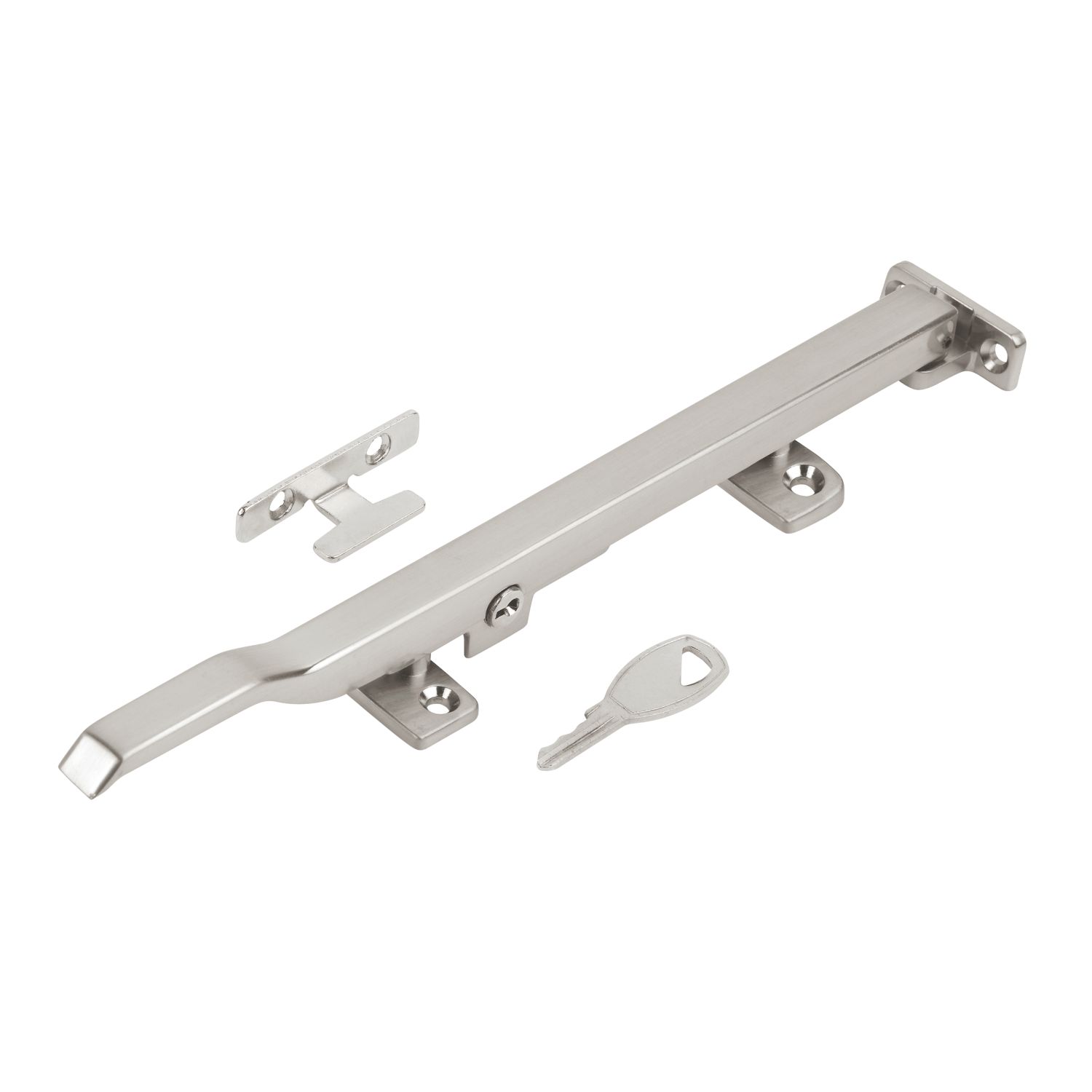 Smith & Locke Modern Locking Casement Stay Satin Chrome 260mm (3123R)