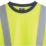 Pro RTX High Visibilty  Personalised Short Sleeve T-Shirt Yellow / Navy 2X Large 52" Chest