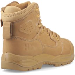 Hard Yakka Legend S3 Size 4  Wheat Water-Resistant  Safety Boots