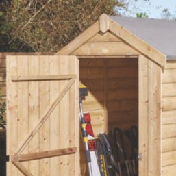 Rowlinson  4' x 4' (Nominal) Apex Shiplap Timber Shed