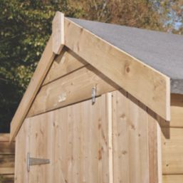 Rowlinson  4' x 4' (Nominal) Apex Shiplap Timber Shed