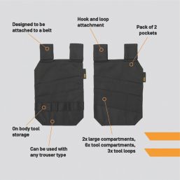 Site Namath Holster Pockets Black 2 Pack
